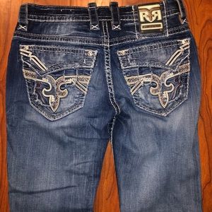 Mens Rock Revival Jean